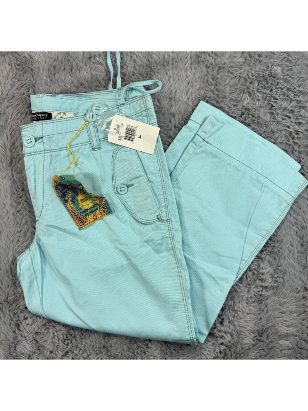 Polo by Ralph Lauren Mint Aqua Cropped Capris